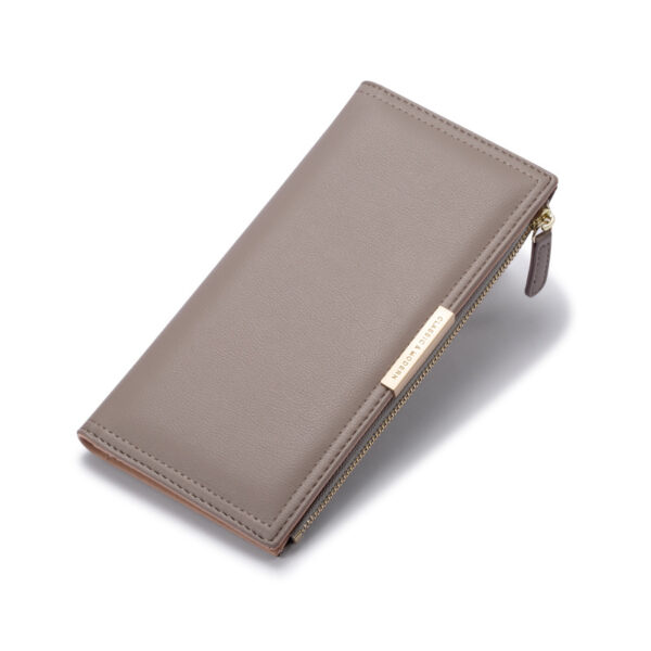 Geldbörsen Und Taschen Mode Einfarbig PU Geldbörse Universal #3934 – Bild 3