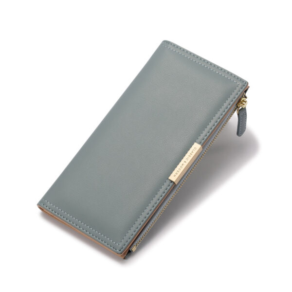 Geldbörsen Und Taschen Mode Einfarbig PU Geldbörse Universal #3934 – Bild 4