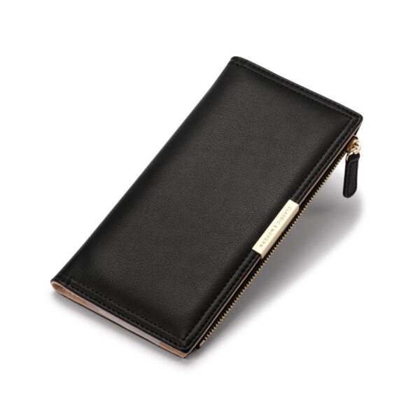 Geldbörsen Und Taschen Mode Einfarbig PU Geldbörse Universal #3934 – Bild 5